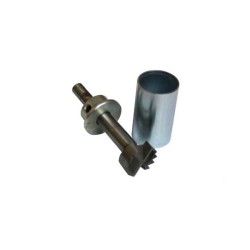 Fraise T5 et Tube acier T4 pour défonce des plugs FCS X2 - AtuaCores