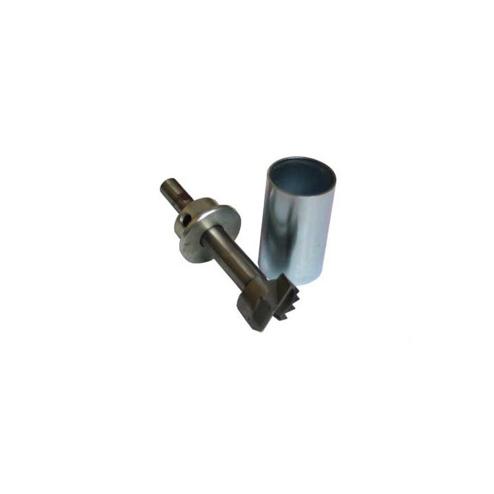 Fraise T5 et Tube acier T4 pour défonce des plugs FCS X2 - AtuaCores