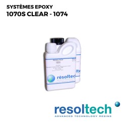 Kit 1.4kg Résines époxy 1070S clear - 1074 RESOLTECH