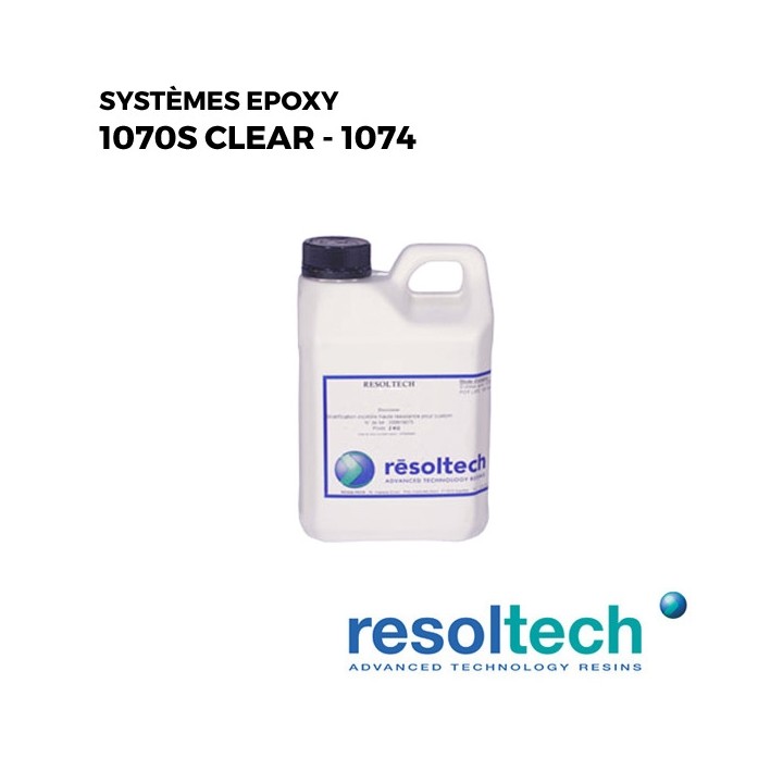 Bidon seul de 1070S clear RESOLTECH