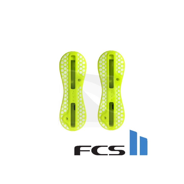 Plugs FCS II acid yellow en set de twin