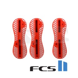 Plugs boitiers FCS II en set thruster Orange