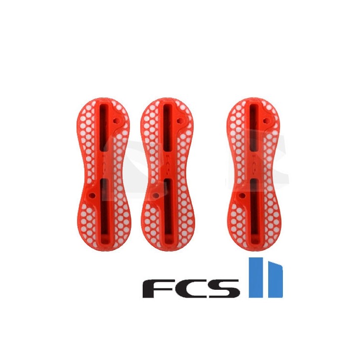 Plugs boitiers FCS II en set thruster Orange
