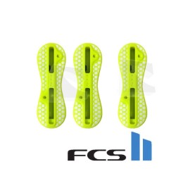 Set THRUSTER plugs FCS II acid yellow jaune