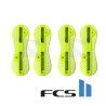 sets quad de plugs FCS II jaune / Acid Yellow