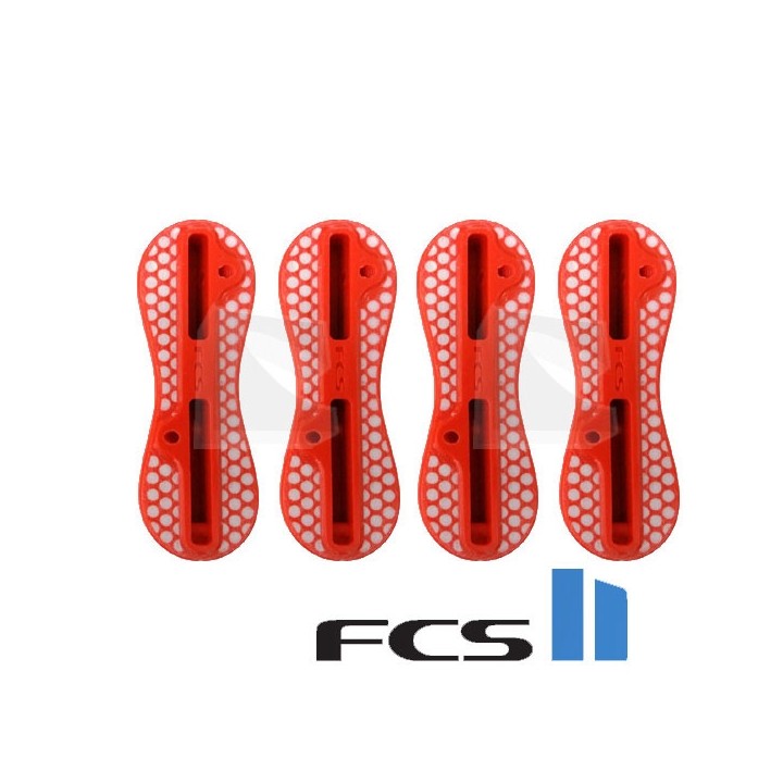 Set quad - quattro en plugs surf FCS II orange