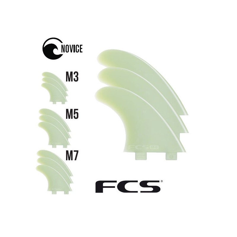 Dérives surf Dérives FCS M3, M5, M7 Glass Flex