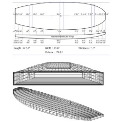 PAIN SURF  STANDARD 6'5 BIG BOY MOUSSE PSE