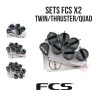 FCS I (X-2) - SET DE PLUGS EN TWIN - THRUSTER - QUAD