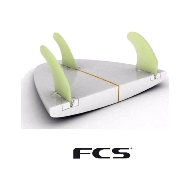 Sets plugs FCS FUSION TWIN THRUSTER QUAD