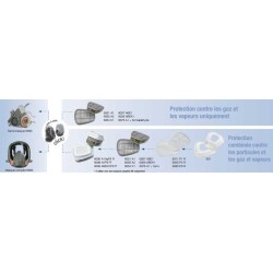 Demi masque 3M 6200 réutilisable