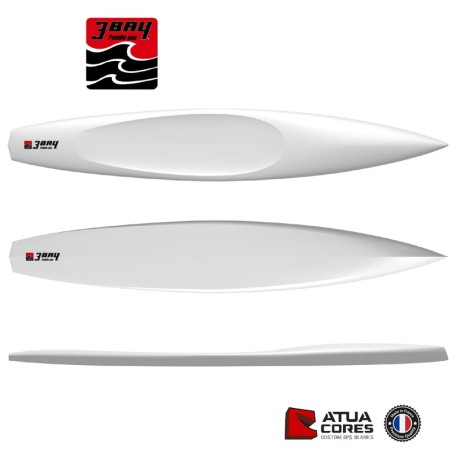Pain mousse polystyrène Atua Cores 3 BAY SUP RACE FLATWATER 12' 6''