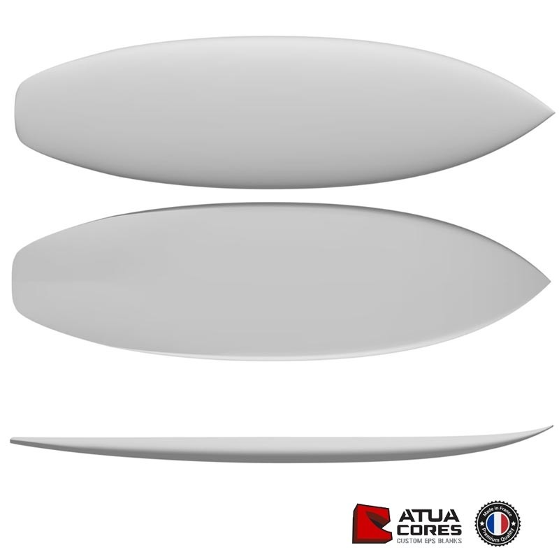 Shortboard poids lourds pain PSE 2D ou 3D Atua