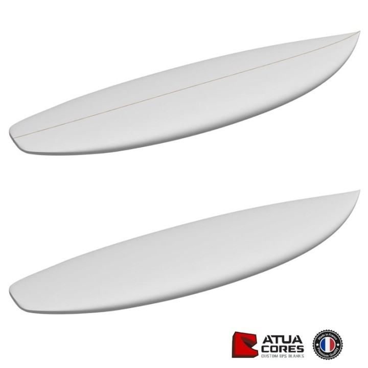 Shortboard poids lourds pain PSE 2D ou 3D Atua latté ou non latté