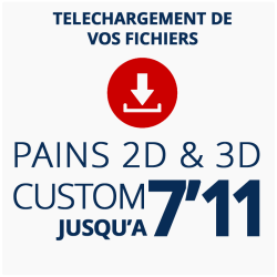 Vos pains surf sur-mesure jusqu'à 7'11 préshapés en machine ou découpés 2D à shaper à la main