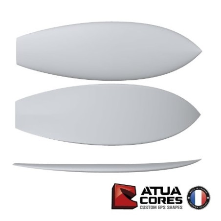 Shortboard poids lourds pain PSE 2D ou 3D Atua