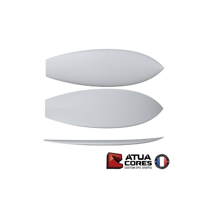 Shortboard poids lourds pain PSE 2D ou 3D Atua