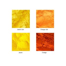 Pigments en poudre couleurs