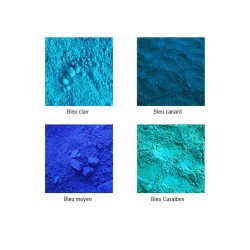 Pigments en poudre couleurs