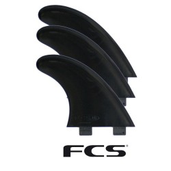 Dérives de surf en set de thruster FCS G5 black plastique - Atua.Cores