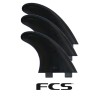 Dérives de surf en set de thruster FCS G5 black plastique - Atua.Cores