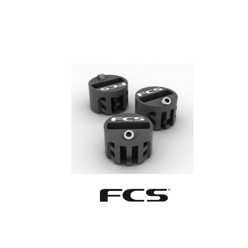 Plug FCS X2 lateral ou central pour fixation dérive surf- Atua.Cores