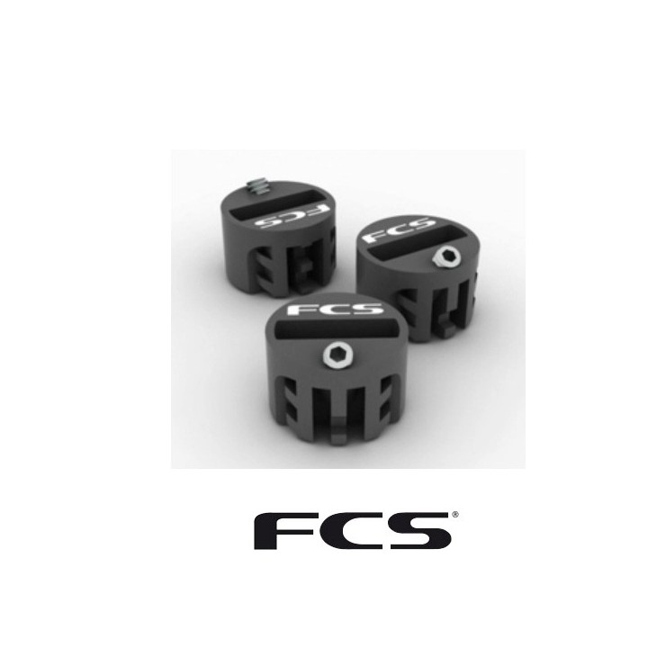 Plug FCS X2 lateral ou central pour fixation dérive surf- Atua.Cores