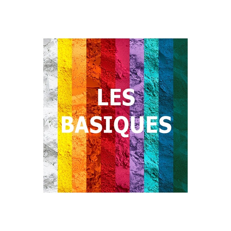 Pigments en poudre couleurs