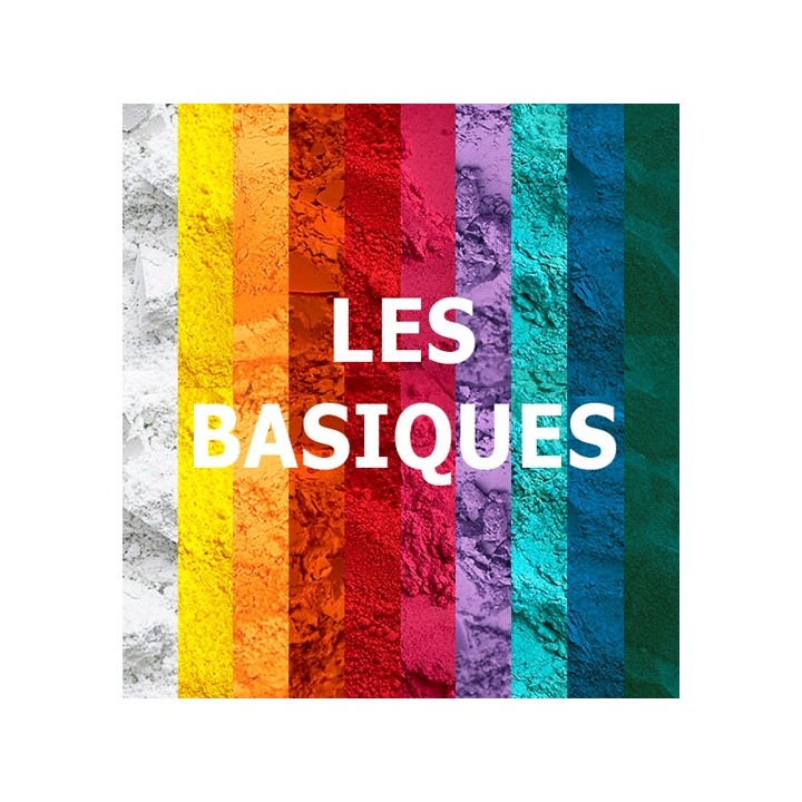 Pigments en poudre couleurs