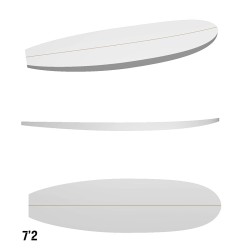 Kit diy suf midlenght egg 7'2 polystyrène