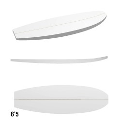 Kit DIY surf FISH  6'5 polystyrène