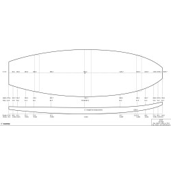Pains surf standard 6'0 SF Shortboard polystyrène