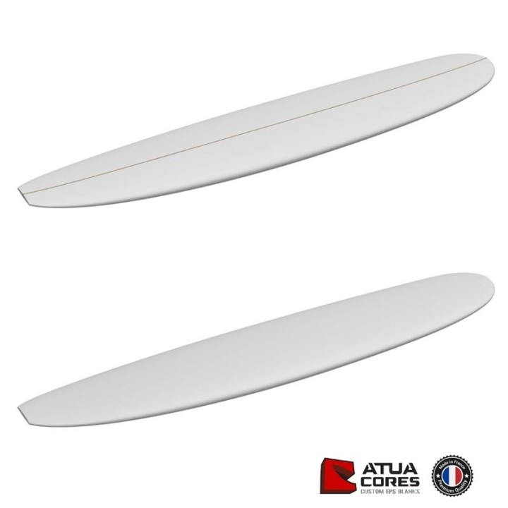 Pain mousse polystyrène Longboard Noserider Californien - Atua Cores