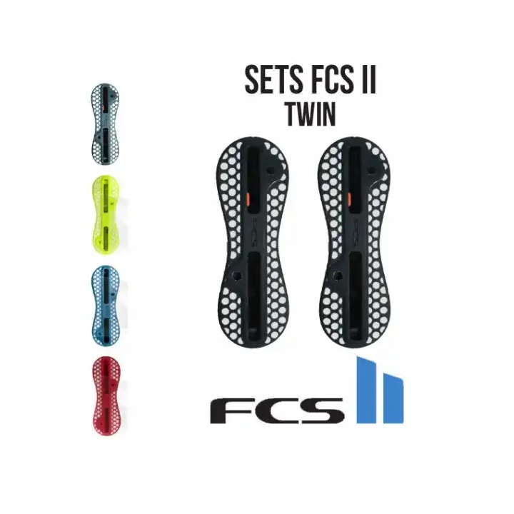 Set de plugs surf FCS II pour montage dérives twin - atuacores.com