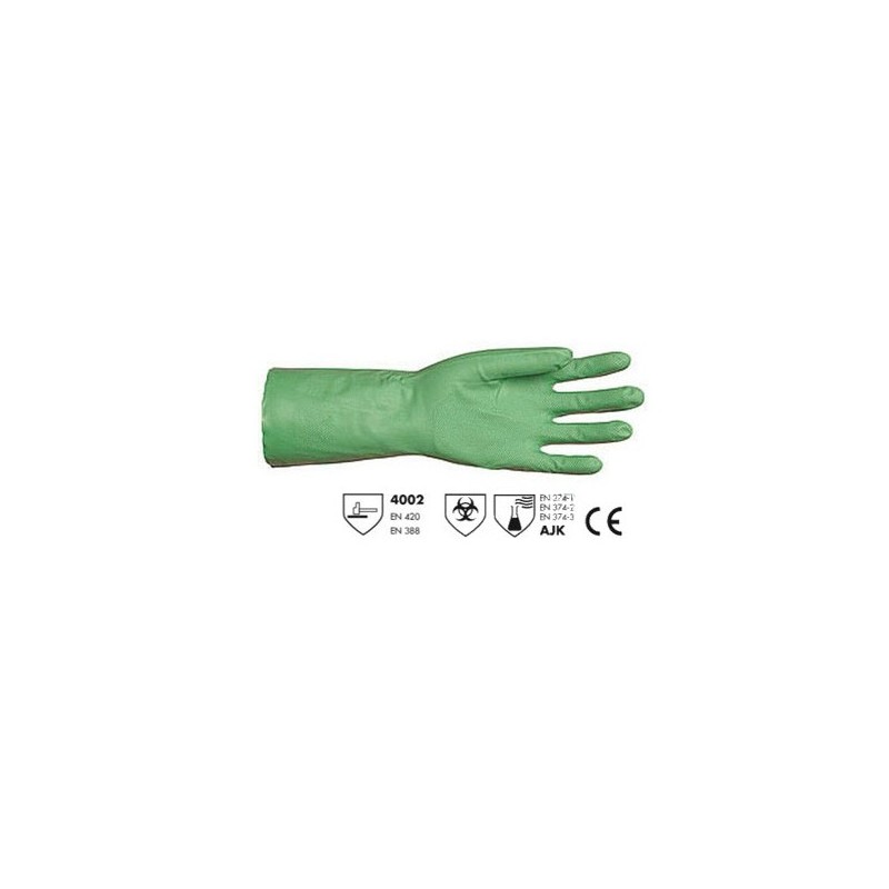 1 paire de Gants NITRILE vert