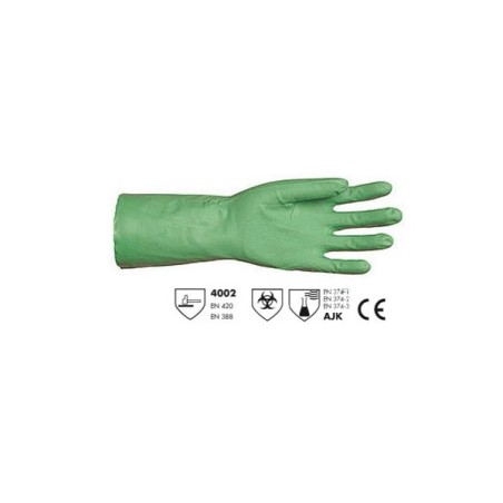 1 paire de Gants NITRILE vert